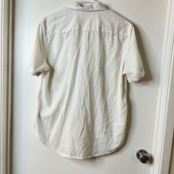 Robert Graham Shirt Mens Extra Large White Short Sleeve Button Up - Picture 2 of 10